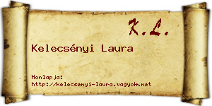 Kelecsényi Laura névjegykártya